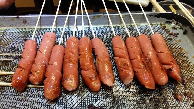 烤火腿腸