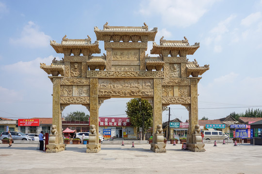 石牌樓 石牌坊