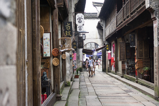 烏鎮(zhèn)老街店鋪