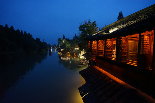 烏鎮(zhèn)夜景燈光