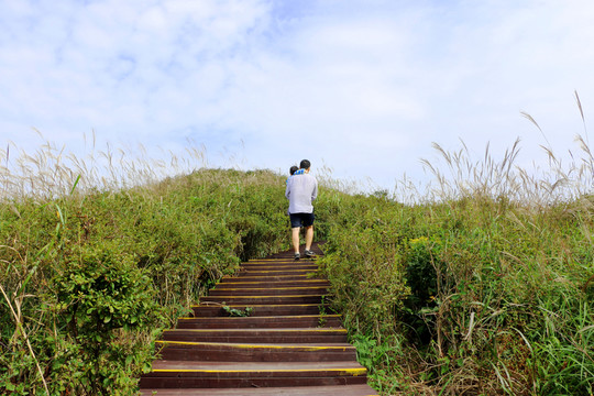 親子 父子登山