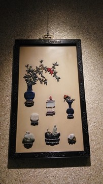 玉石裝飾掛屏