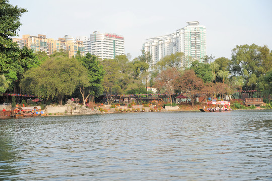 廣州風光 荔灣湖