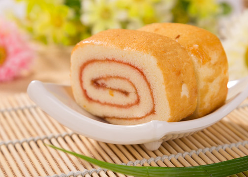 瑞士卷實(shí)景拍攝高清圖