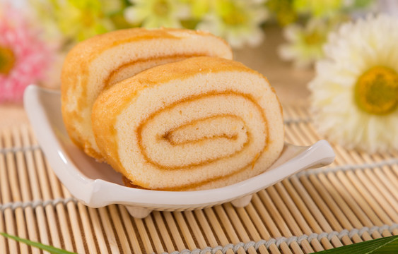 瑞士卷實(shí)景拍攝高清圖