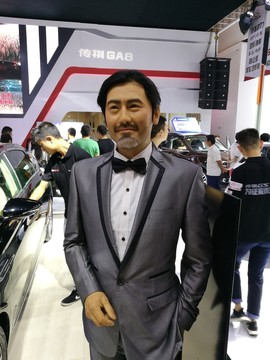 人物 硅膠人物 吳秀波 車展