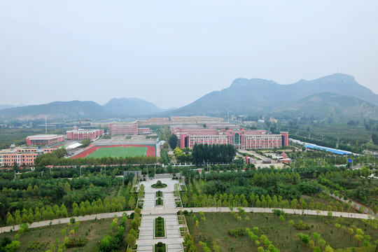 校園俯瞰 學(xué)校 校區(qū)
