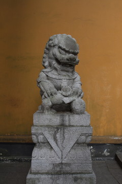 獅子 石雕 山門(mén) 蘇州靈巖山寺