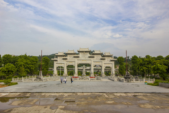 廣東省珠海市普陀寺牌坊