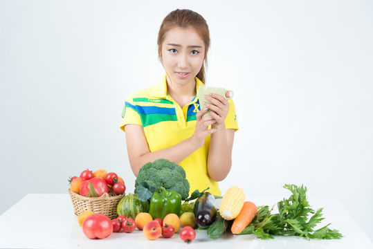 蔬菜人像 健康生活