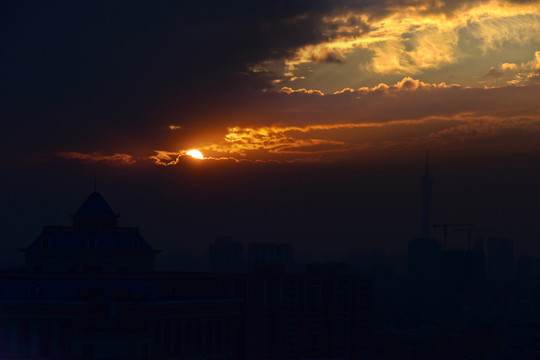 夕陽(yáng)黃昏