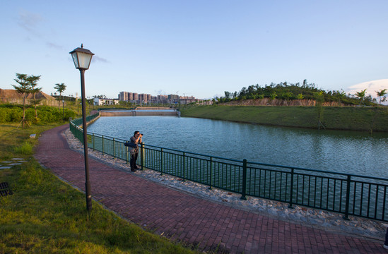 公園 小路 休閑 綠化