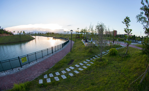 公園 小路 休閑 綠化