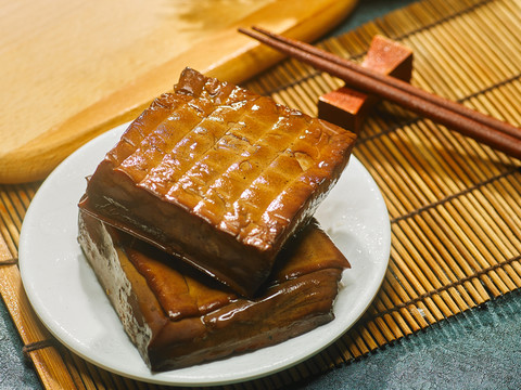 豆腐干裝盤
