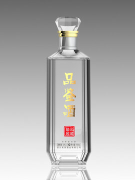 玻瓶分層效果圖
