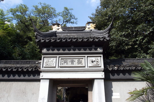門樓 觀音洞  蘇州靈巖山寺