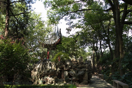 長(zhǎng)壽亭 蘇州靈巖山寺