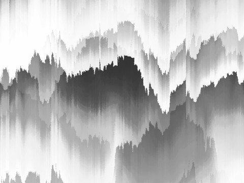 水墨山 合層