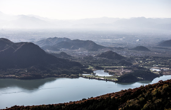 北京蟒山森林公園秋景