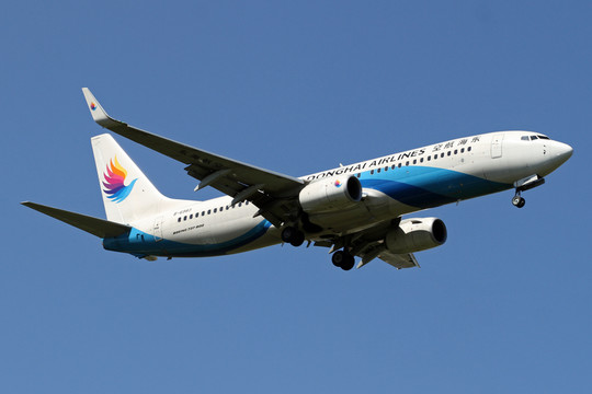 東海航空的波音客機(jī)降落