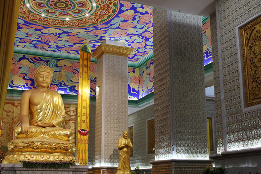 法門(mén)寺合十舍利塔內(nèi)部