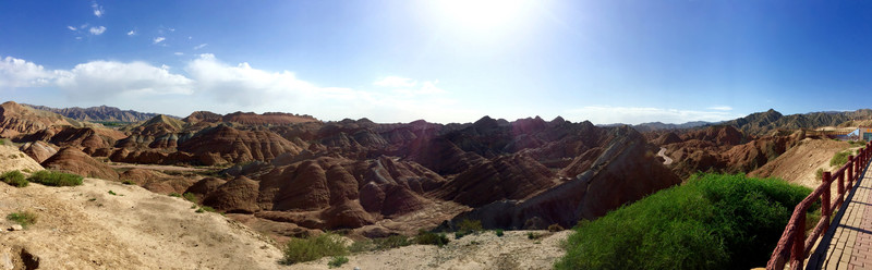 丹霞山巒 高清大圖 全景