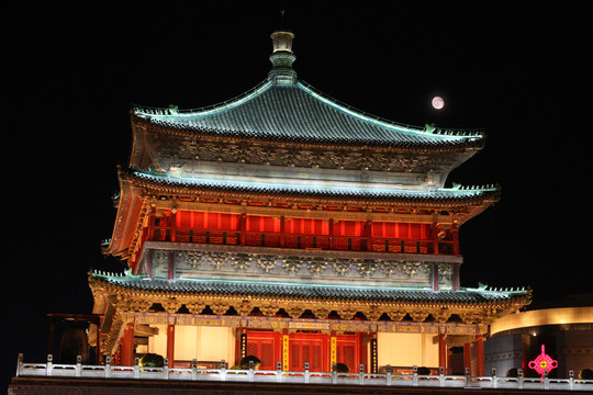 西安鐘樓夜景