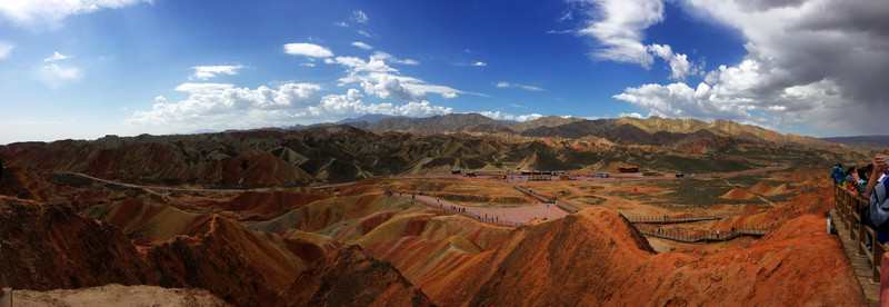 丹霞 地貌 全景 大圖