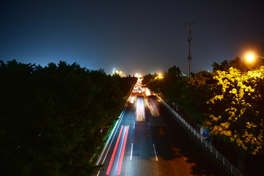 馬路夜景