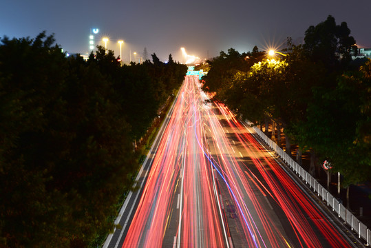 馬路夜景