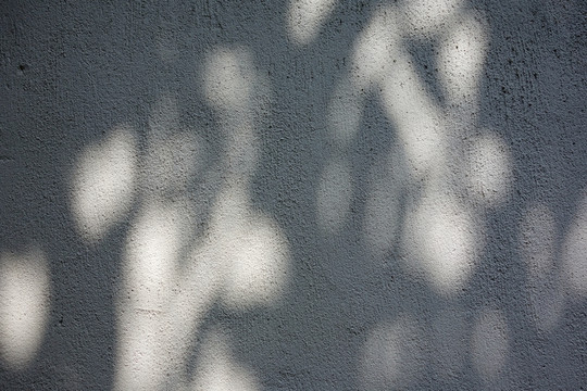 水泥墻光影