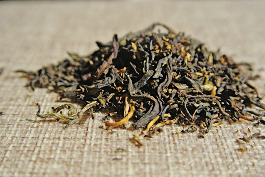 茶葉特寫 紅茶