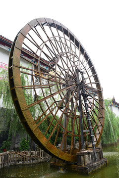 湖北恩施女兒城景區(qū)水車園風(fēng)景