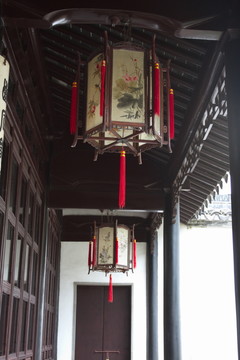 燈籠 民居 拙政園