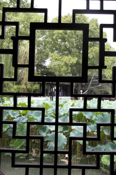 花窗 香洲 拙政園