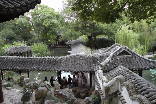 屋脊 西花園 拙政園