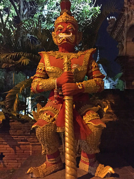 泰國(guó)寺廟護(hù)法