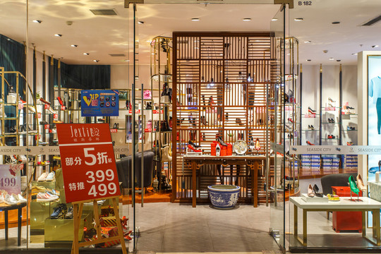 鞋店裝飾