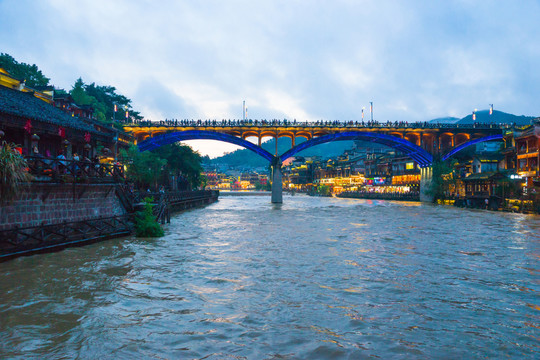 湘西鳳凰橋 夜景