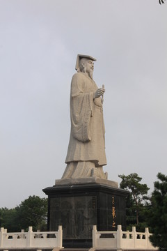 王羲之雕塑 側(cè)面