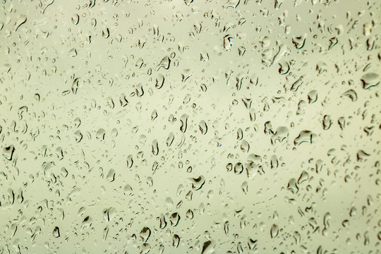 雨滴 雨水 玻璃 水滴 水珠
