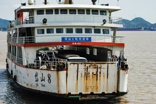 輪船 碼頭海洋
