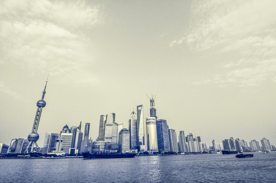 老照片上海外灘