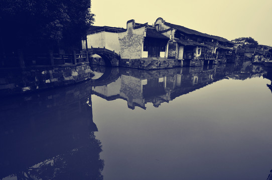 老照片江南水鄉(xiāng)