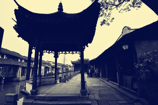 老照片江南水鄉(xiāng)