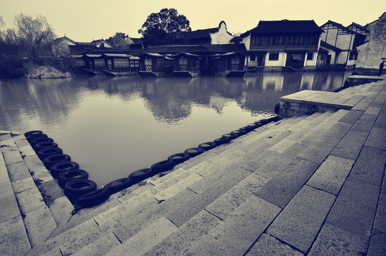 老照片江南水鄉(xiāng)