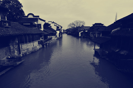老照片江南水鄉(xiāng)