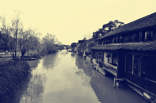 老照片江南水鄉(xiāng)