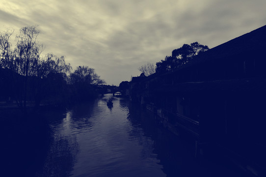 老照片江南水鄉(xiāng)