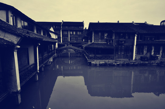 老照片江南水鄉(xiāng)
